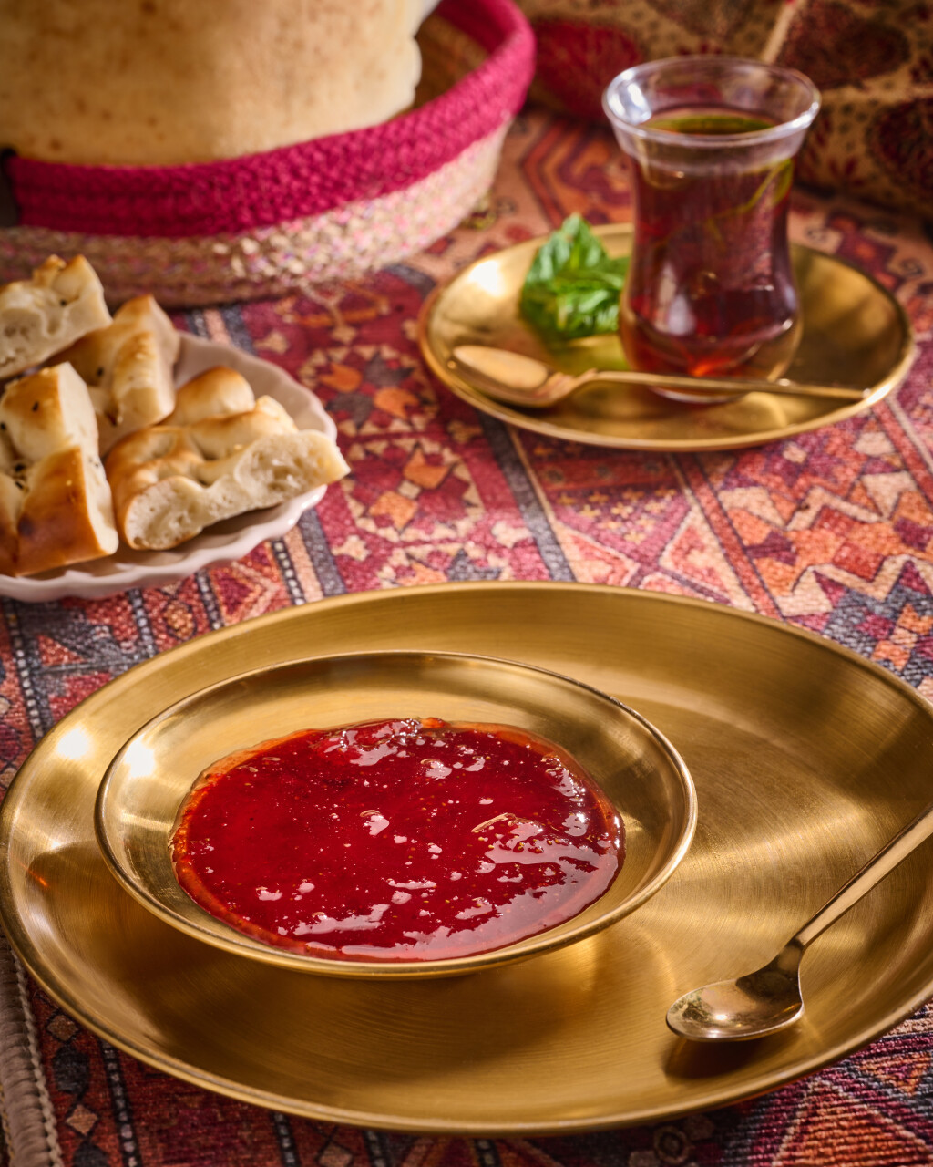 طبق مربى الفراولة